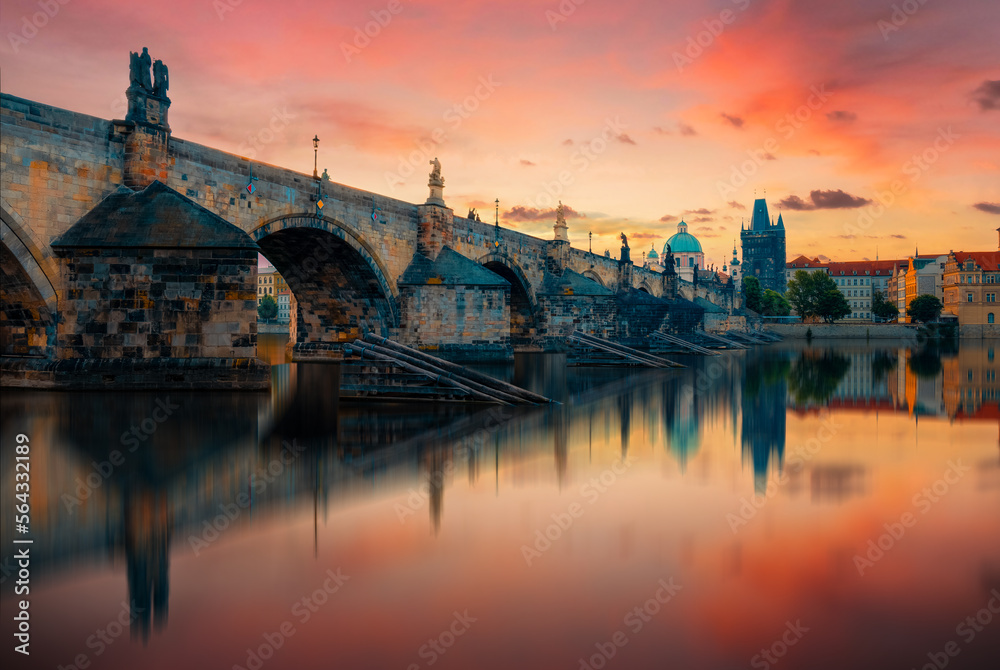 Obraz premium charles bridge prague