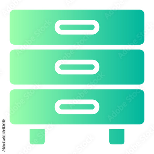 drawer gradient icon