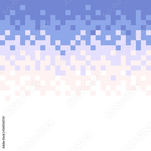 Abstract pixels background of geometric shapes simple flat style. Vector seamless pattern with copy space. ready to use for textile, cloth, wrap and other.