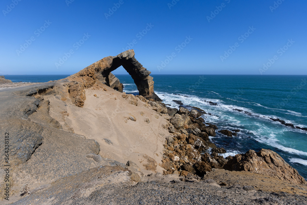 famous bogenfels in southern Namibia