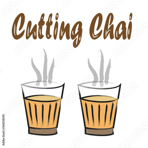 Cutting chai vector
