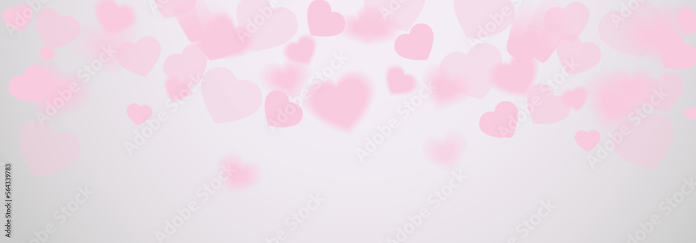 Pink sweet hearts background - love design for valentines day - mothers day
