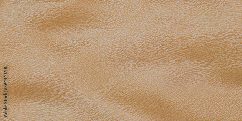 brown faux leather wrinkled and wavy leather texture background close-up leatherette brown wave PVC artificial material 3d illustration © nana