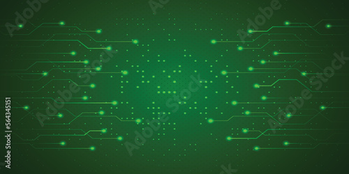 Green technology abstract digital background