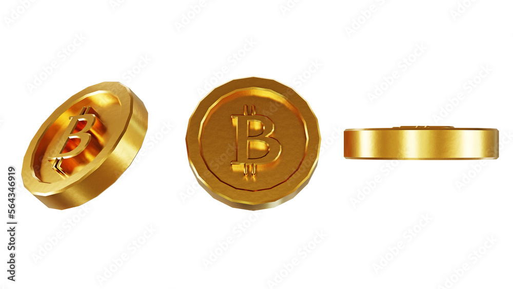 gold coin object 3D rendering gold coin object 3D rendering