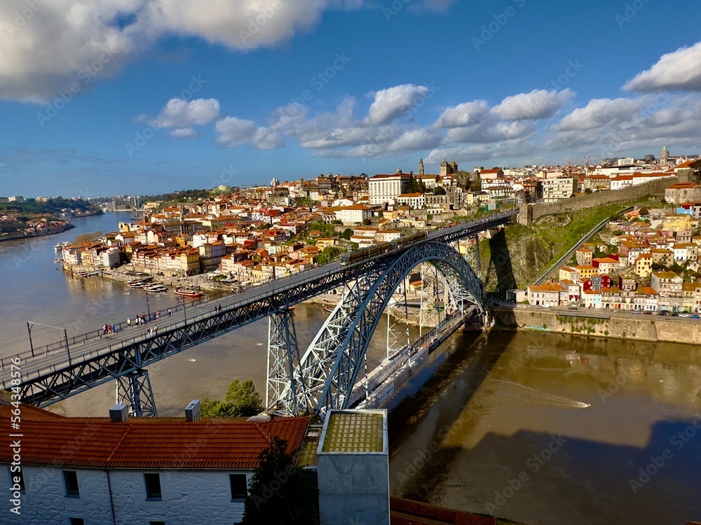 Obraz premium Ponte Dom Luís I - Brücke in Porto (Portugal)