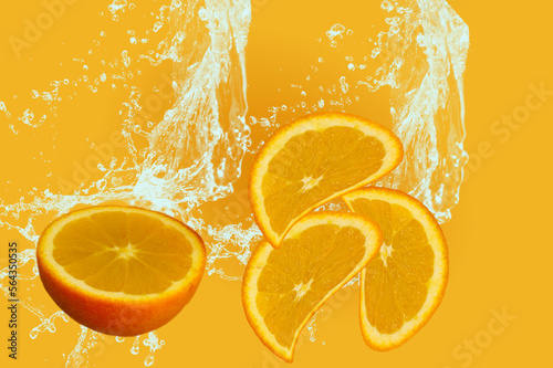 Apfelsine mit Spritzer frisch und fruchtig