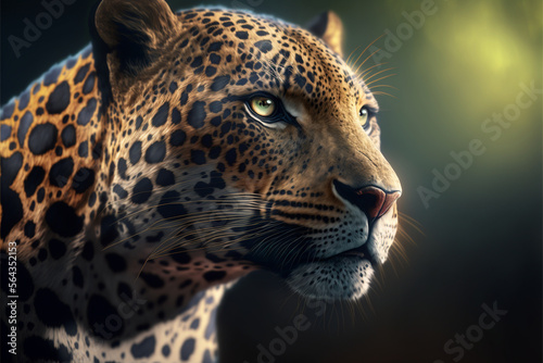 close up of brazilian jaguar  © Ewerton