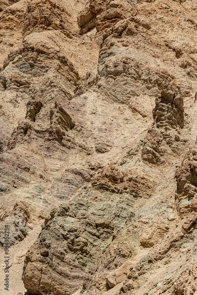 Rock formation in Golden Canyon, Death Valley NP Rock formation in Golden Canyon, Death Valley NP