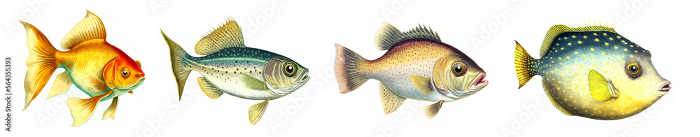 Fische, Illustration Fische, Illustration
