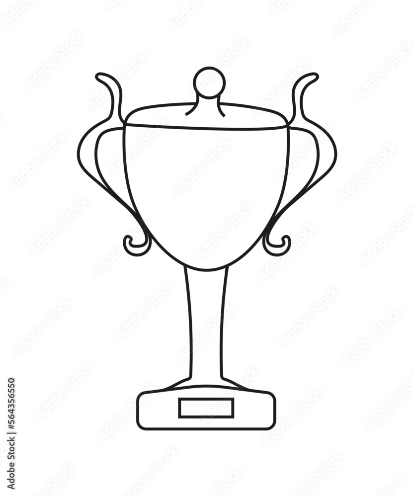 Winners cup icon vector in doodle style. First place icon. Champion cup in doodle style. Awards, trophy cups, stars. Winners cup icon vector in doodle style. First place icon. Champion cup in doodle style. Awards, trophy cups, stars.