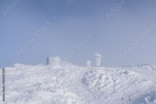 Babia Góra, Beskid żywiecki, zima, śnieg, szlaki, góry, © Albin Marciniak