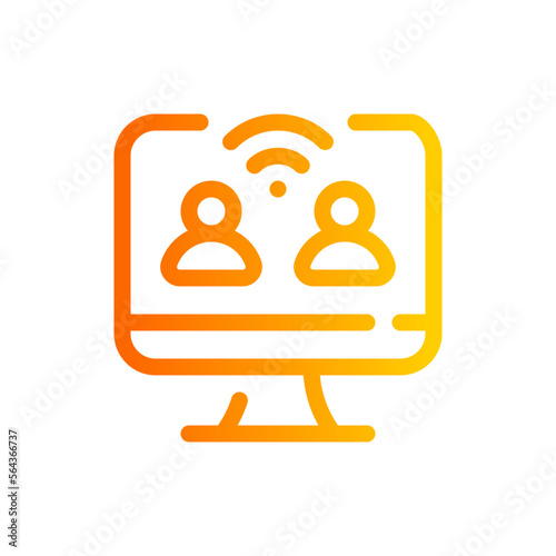 videocall gradient icon