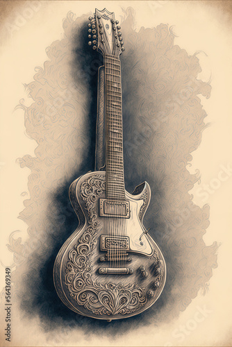 80 Electric Guitar Sketch Stock Photos, High-Res Pictures, and Images -  Getty Images