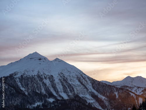 mountains in the morning , Grande Autane, Orciere