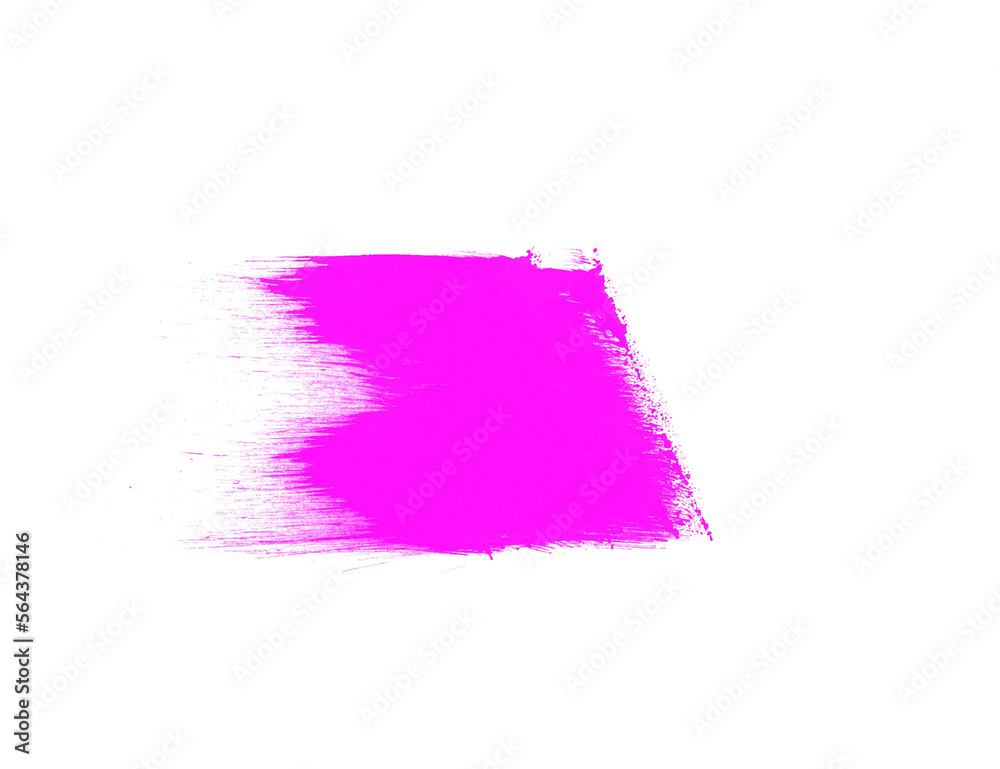 Naklejka premium Pink watercolor brush for art painting