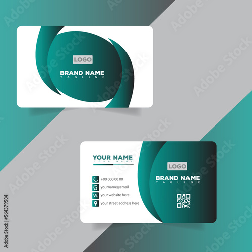 Corporate or Personal Visiting Card or Business Card Design Template