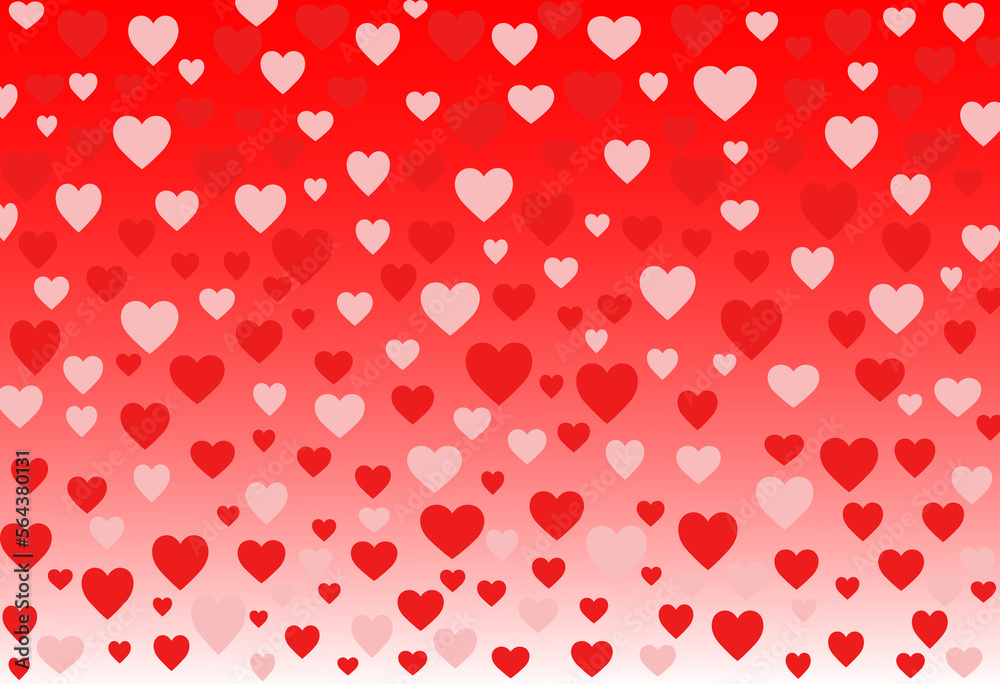 Many red and white hearts on a red and white background. Illustration for valentine, love... Many red and white hearts on a red and white background. Illustration for valentine, love...