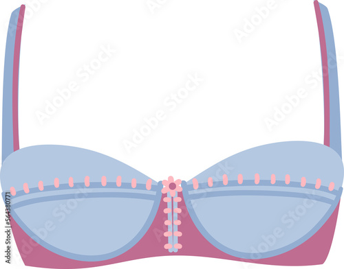 Underwear. Bra. Illustration