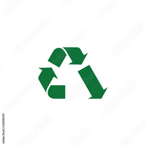 Downcycling or Cascading Symbol. 