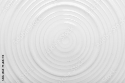 Texture of white plate as background, closeup