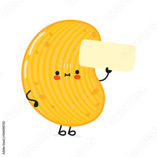 Cute funny chips poster character. Vector hand drawn cartoon kawaii character illustration. Isolated white background. Crisps poster