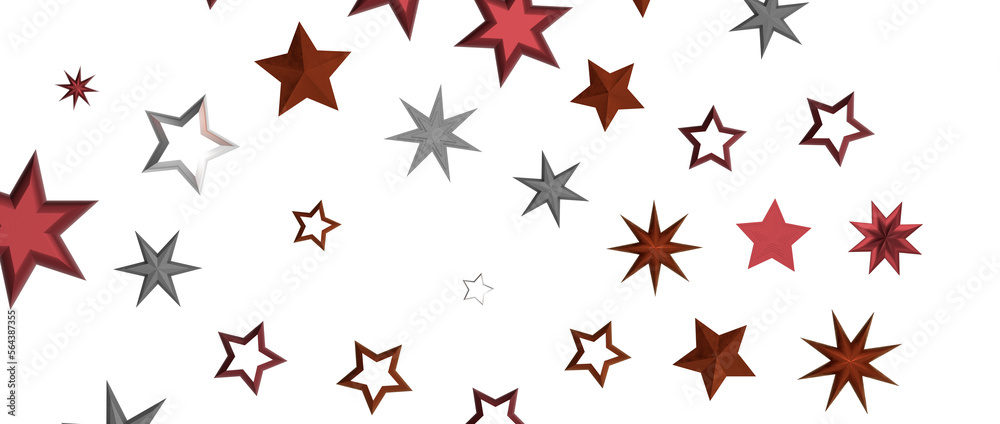 golden stars - in red golden stars - in red