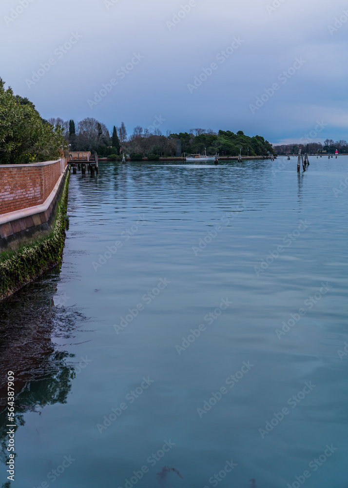 view of the lagoon in Venice, Italy view of the lagoon in Venice, Italy
