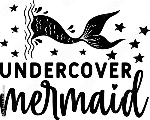  undercover mermaid   Mermaid SVG design