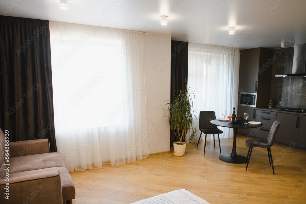 Fototapeta premium Stylish apartment interior. Idea for home design