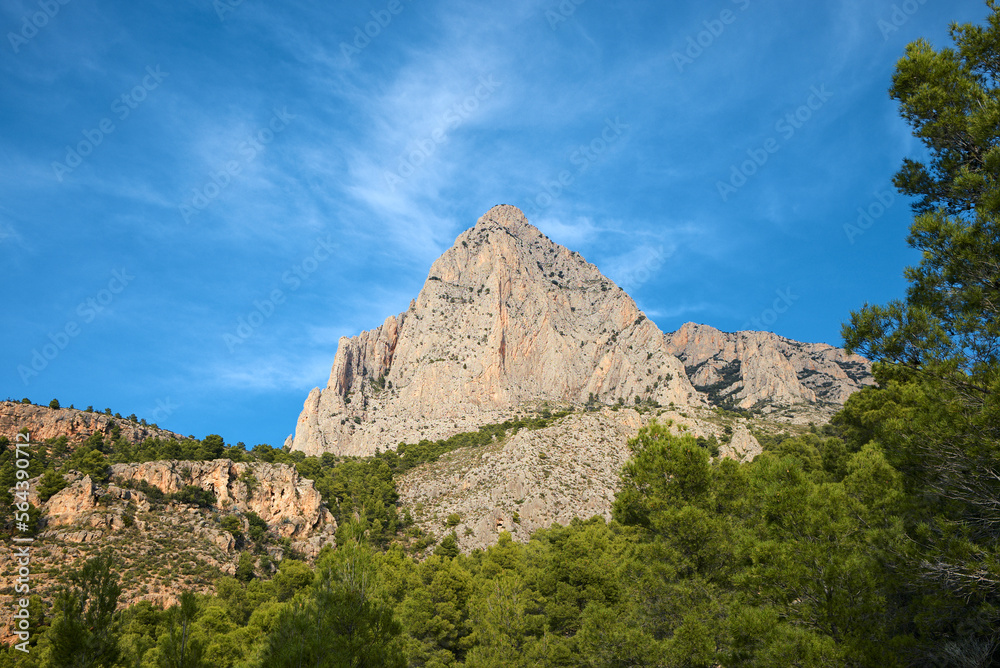 Mountain called Puig Campana near Benidorm, Alicante