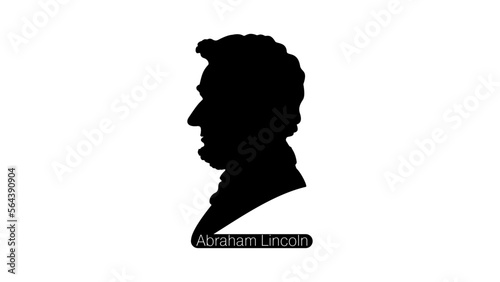 Abraham Lincoln silhouette