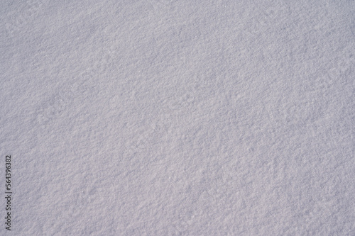 Pristine, clean, white fresh powder snow in full sunlight