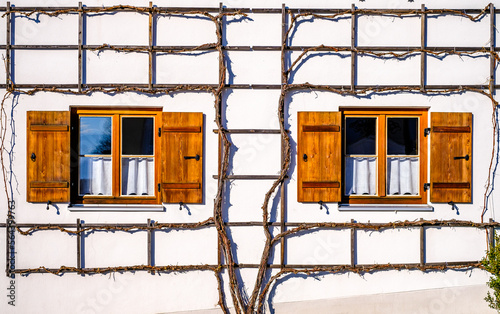 typical old window in bavaria photo