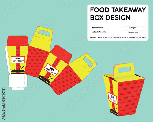 Food takeaway box design