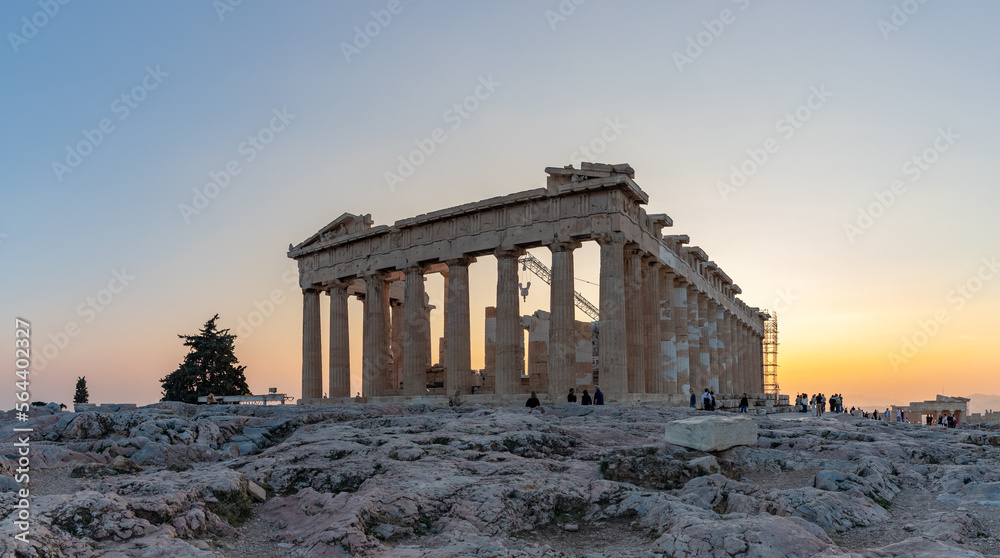 Acropolis of Athens - Parthenon at Sunset