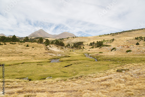 Randonnée au pic Carlit dans les Pyrénées-Orientales en été, France