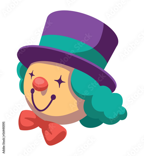 happy clown emoticon