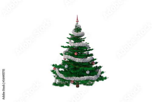 christmas tree isolated