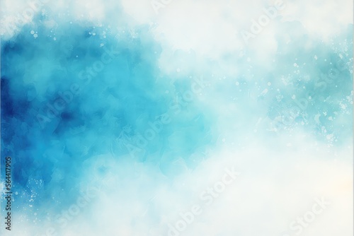 Blue Watercolor Background © Luise