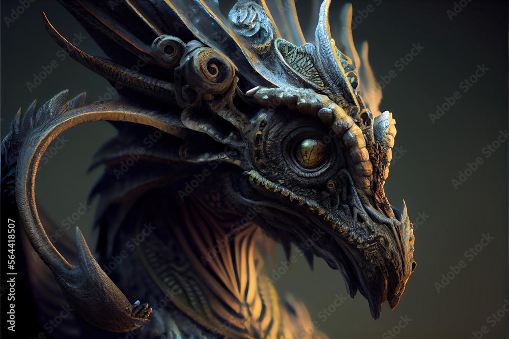 ALIEN CREATURE DETAILED. Generative AI ALIEN CREATURE DETAILED. Generative AI