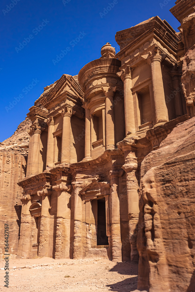 Ancient city of Petra, Jordan - The Monastery (Ad Deir)