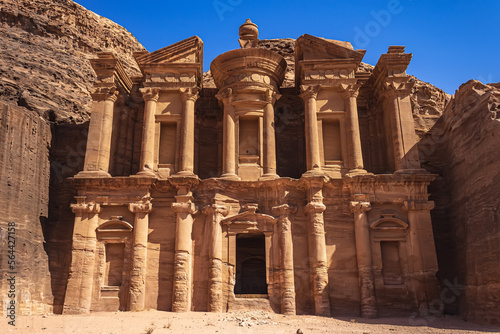 Ancient city of Petra, Jordan - The Monastery (Ad Deir)