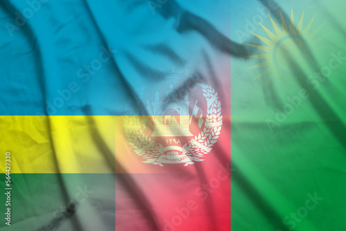 Rwanda and Afghanistan government flag international negotiation AFG RWA