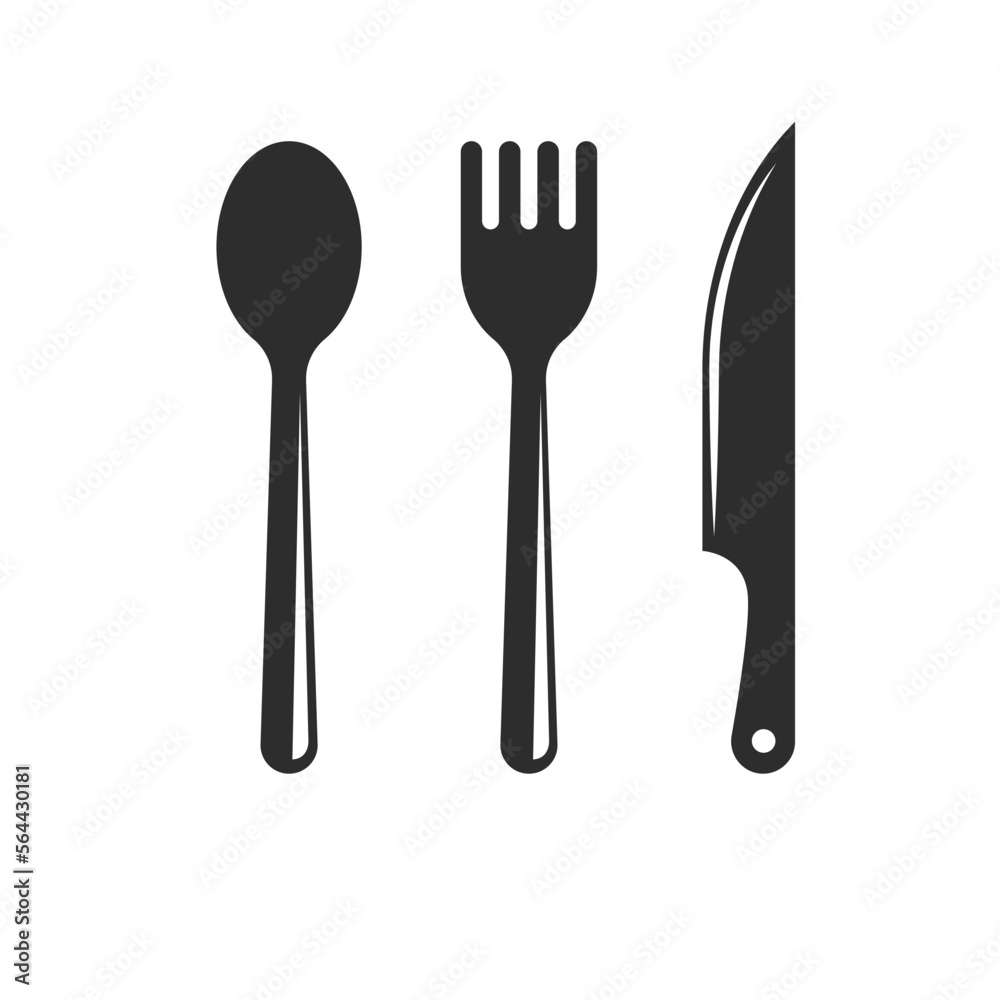 fork spoon icon vector element design template fork spoon icon vector element design template