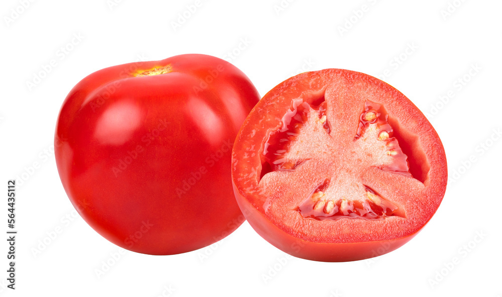Fresh red tomato isolated on transparent png Fresh red tomato isolated on transparent png