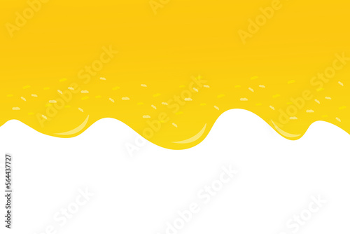 yellow pineapple jam vector background