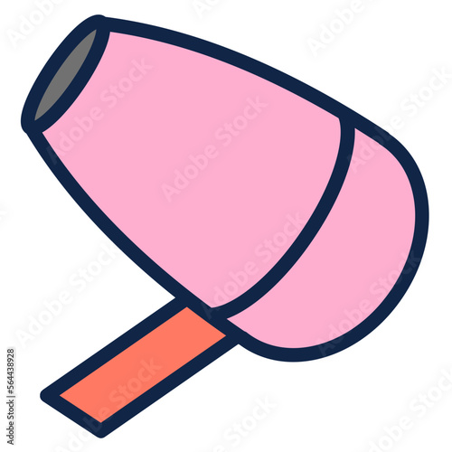 hairdryer filled line icon
