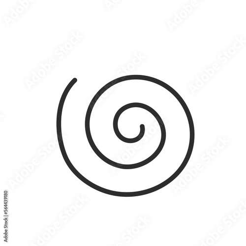 vortex line icon vector illustration element design template