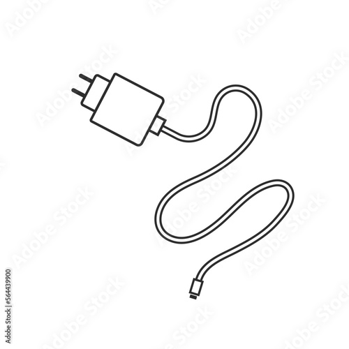 phone charger adapter icon vector illustration design template